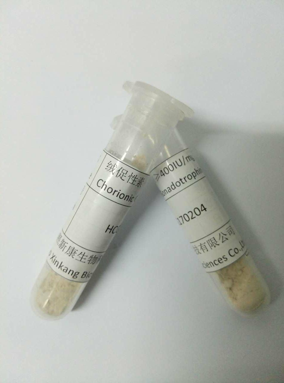 Crude HCG ≥400 IU/mg